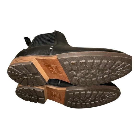 Madden NYC NWOB Vegan Leather Black Chukka Side Zip Ankle Boots Men’s 7 - Picture 11 of 12